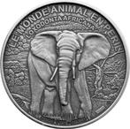 Ivoorkust - Afrikaanse Olifant 1 oz 2016 (1.000 oplage), Zilver, Losse munt, Overige landen, Verzenden