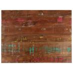 vidaXL Tafelblad rechthoekig 90x70x2,5 cm massief gerecycled, Huis en Inrichting, Tafels | Eettafels, Verzenden, Nieuw