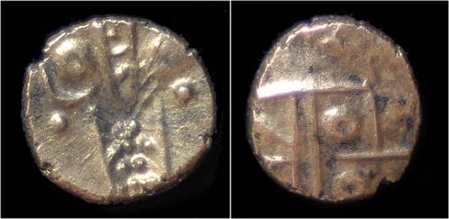 1658-1795ad India Dutch Voc company Av fanam goud, Postzegels en Munten, Munten | Europa | Niet-Euromunten, Verzenden