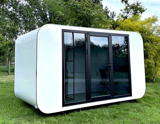 Mobiele kantoor unit 4 meter praktijk ruimte voor tuin, Tuin en Terras, Tuinhuizen, 200 tot 400 cm, 2 ramen, 250 tot 500 cm, Nieuw