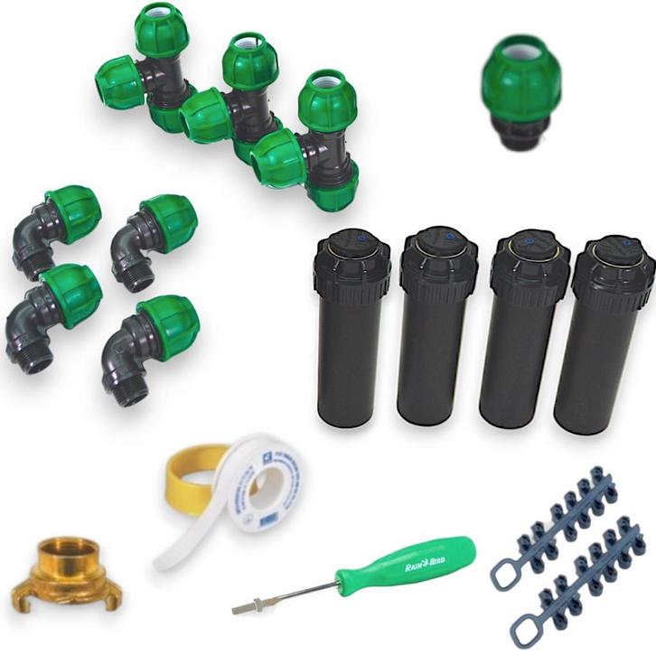 4x RAINBIRD sproeier 5004 compleet. Bundelpakket, Tuin en Terras, Tuinsproeiers, Ophalen of Verzenden