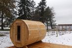 Dundalk barrel sauna Ø213 x 213 cm - Knotty Red Cedar (PD), Nieuw, Verzenden