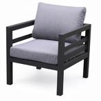 Fabri lounge tuinstoel aluminium antraciet, Ophalen of Verzenden, Nieuw, Aluminium