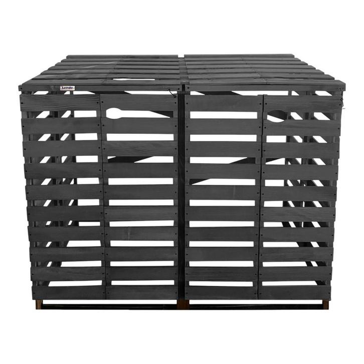 2x Containerombouw | Kliko ombouw | Containerberging | Grijs, Tuin en Terras, Bergingen en Tuinkasten, Nieuw, Hout, Containerberging