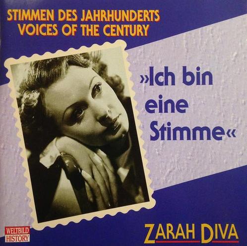 cd - Zarah Diva - Ich Bin Eine Stimme, Cd's en Dvd's, Cd's | Overige Cd's, Zo goed als nieuw, Verzenden