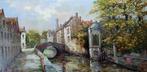 Piet Mees (XX) - Paysage de Bruges, Antiek en Kunst