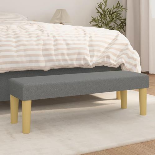 vidaXL Bankje 100x30x30 cm stof donkergrijs, Huis en Inrichting, Banken | Bankstellen, Nieuw, Minder dan 150 cm, Stof, Verzenden
