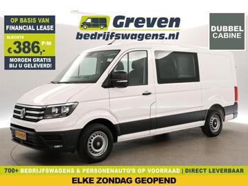 Vw Crafter 35 2.0 TDI L3H2 140PK DC 6Pers Airco PDC TrekH beschikbaar voor biedingen