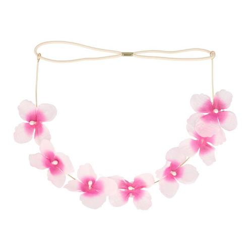 Haarband Metaaldraad Bloemen Kroon – Wit & Roze, Sieraden, Tassen en Uiterlijk, Uiterlijk | Haarverzorging