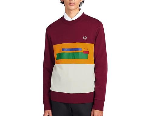 Fred Perry - Mixed Graphic Sweatshirt - Truien - XL, Kleding | Heren, Truien en Vesten