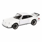 Speelgoed witte Porsche 911 Turbo auto 12 cm - Modelauto