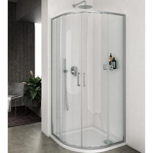 Douchecabine Lacus Vulcano Evo Kwartrond Helder Glas, Doe-het-zelf en Verbouw, Sanitair, Douche, Nieuw, Chroom, Ophalen of Verzenden