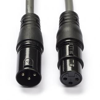 DMX kabel (m/v) | Nedis | 5 meter (Digitaal, 110 Ohm, 3-pin), Audio, Tv en Foto, Audiokabels en Televisiekabels, Nieuw, Verzenden
