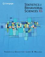9781305504912 Statistics for the Behavioral Sciences, Verzenden, Nieuw, Frederick Gravetter