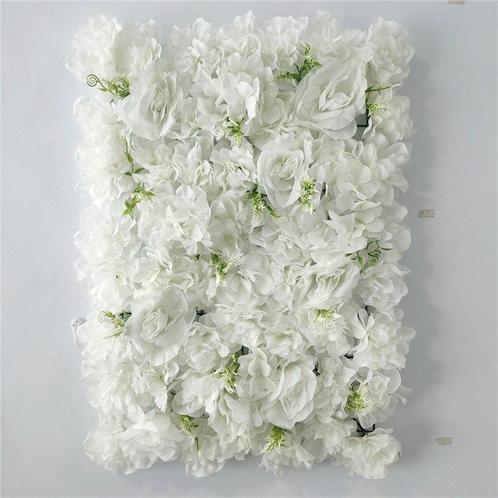 Flowerwall flower wall 40*60cm. e wit roos hortensia de, Hobby en Vrije tijd, Knutselen, Nieuw, Ophalen of Verzenden