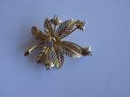 Speld - 18 karaat Geel goud - Diamant - set met 5 diamanten