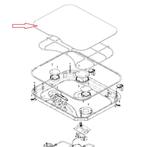 Thetford Hob 345 Komfoor Glasplaat, Nieuw