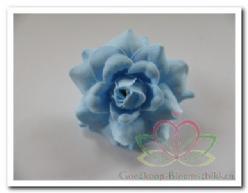 Rose head lichtblauw zijde +/- 4 cm./stuk zij, Huis en Inrichting, Woonaccessoires | Kunstplanten en Kunstbloemen, Nieuw, Ophalen of Verzenden