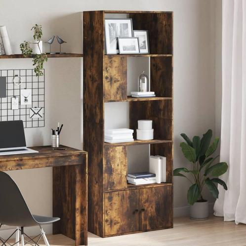 vidaXL Boekenkast 70x36x189 cm bewerkt hout gerookt, Huis en Inrichting, Kasten | Boekenkasten, Nieuw, Overige houtsoorten, Verzenden