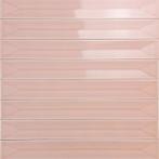 Wandtegel langwerpig vitral roze decor axis 5x40 wandtegel, Ophalen, Nieuw, 10 m² of meer, Wandtegels