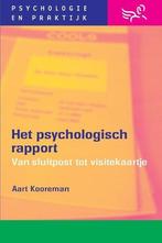 Het psychologisch rapport | 9789026517792, Boeken, Nieuw, Verzenden