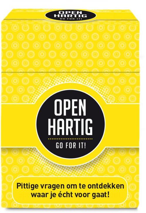 Openhartig - Go For It! | Open Up! - Gespreksstarters, Hobby en Vrije tijd, Gezelschapsspellen | Kaartspellen, Nieuw, Verzenden