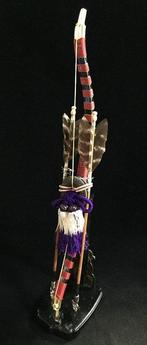 Japanese Vintage Samurai Bow & Sword (H:37-56cm) Okimono, Antiek en Kunst