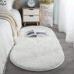 Ovaal Pluche Vloerkleed – Zacht 100% polyester – Nieuw, Huis en Inrichting, Stoffering | Tapijten en Kleden, Verzenden, Nieuw