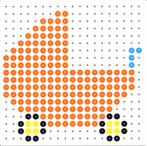 Educo voorbeeld kralenplank vierkant 4 stuks (zo goed als ni, Verzenden, Nieuw
