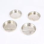 G. Wijland - Glasonderzetters - Onderzetter (4) - .835, Antiek en Kunst, Antiek | Goud en Zilver