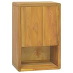vidaXL Badkamerwandkast 45x30x70 cm massief teakhout, Huis en Inrichting, Kasten | Overige, Verzenden, Nieuw