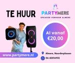 Speaker huren Almere | Partymere, Nieuw, Ophalen, Verjaardag