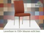Leren eetkamerstoel Comfort - Toledo Terra (donkercognac) -, Huis en Inrichting, Stoelen, Bruin, Nieuw, Leer, Ophalen of Verzenden