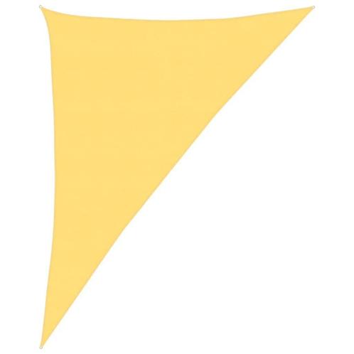 Zonnezeil Driehoek Beige | Retourdeal | OP=OP! -35% Korting, Tuin en Terras, Schaduwdoeken, Nieuw, Ophalen of Verzenden
