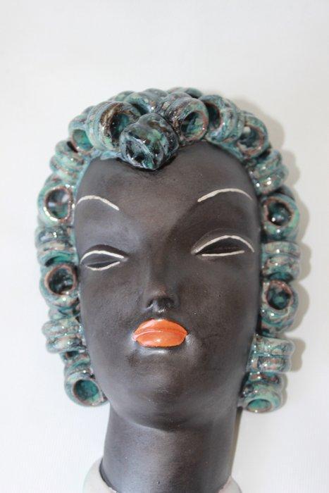 Mask - Goldscheider Germany - Duitsland - 1920-1930,, Antiek en Kunst, Kunst | Designobjecten