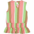 Quapi-collectie Singlet Nienke (pink poppy stripe), Kinderen en Baby's, Babykleding | Maat 62, Nieuw, Meisje, Verzenden, Quapi