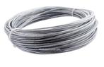 Staalkabel haspel Pvc 10 meter 1-2mm, Verzenden, Nieuw