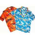 Blouse tropical blauw / oranje - blauw / 54, Verzenden, Nieuw