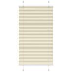 vidaXL Plissé rolgordijn 75x150 cm stofbreedte 74,4 cm, Verzenden, Nieuw, Crème