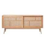 *WOONWINKEL* Retro Dressoir Naturel, Huis en Inrichting, Kasten | Dressoirs, Verzenden, Nieuw