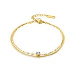 Trendy armband voor dames verguld goud, Sieraden, Tassen en Uiterlijk, Armbanden, Nieuw