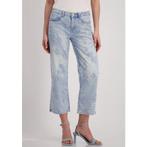 Monari Straight jeans met roosmotief, Verzenden, Nieuw