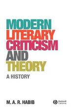Modern Literary Criticism and Theory 9781405176668, Verzenden, Zo goed als nieuw, M. A. R. Habib