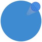 vidaXL Zwembadzeil rond 488 cm PE blauw, Verzenden, Nieuw