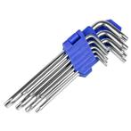 Benson Set lange Torx sleutels - 9-delig - met gat - T10..., Doe-het-zelf en Verbouw, Gereedschap | Handgereedschap, Ophalen of Verzenden