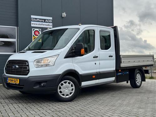 Ford Transit 350 2.0 TDCI 131pk L3 Pick-up Dubbel Cabine 6-P, Auto's, Bestelauto's, Lease, Handgeschakeld, Financial lease, Diesel