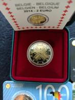 België. 2 Euro 2014/2021 (6 coins) Proof + BU (Zonder, Postzegels en Munten, Munten | Europa | Euromunten