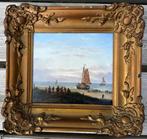 Ch Leickert (1815-1907), Toegeschreven aan - Strandgezicht, Antiek en Kunst