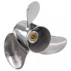Bieden: Suzuki 3-blade 15.5 x 19.5 R duo prop stainless ste, Watersport en Boten, Ophalen of Verzenden, Nieuw