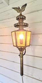 Lantaarn - Reislamp - Messing, glas - Reislantaarn - hoog 71